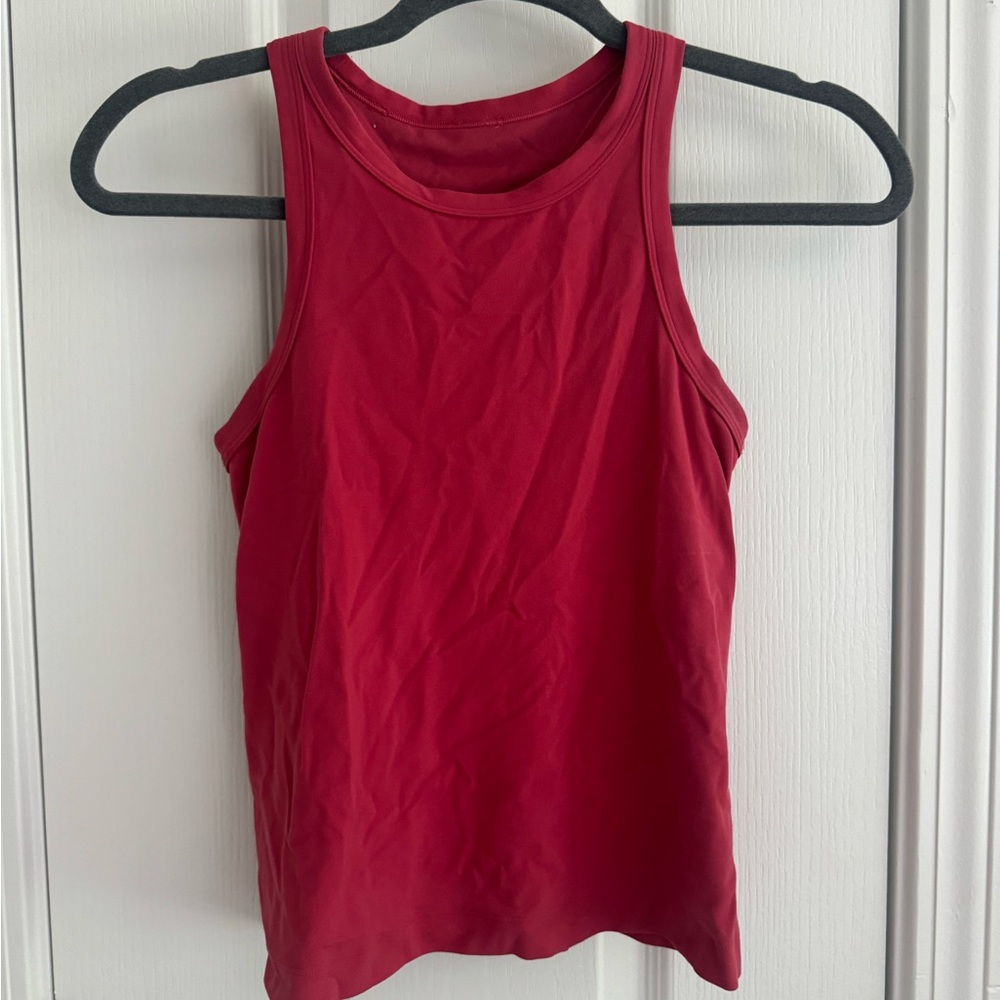 lululemon athletica Red Tank Top